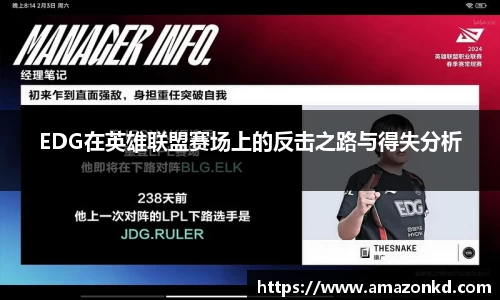 EDG在英雄联盟赛场上的反击之路与得失分析